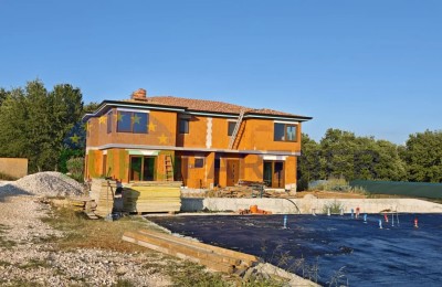 Kaštelir Umgebung - Moderne Doppelhaushälfte im mediterranen Stil mit Pool oder Whirlpool