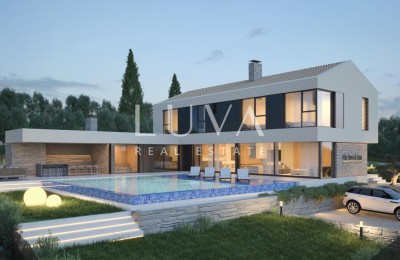Istrien, Buje, 975 m² Baugrundstück mit Baugenehmigung