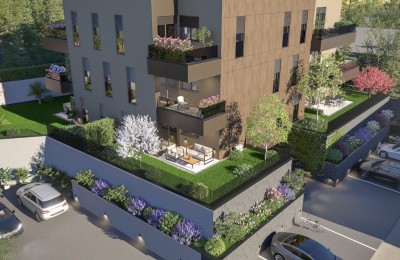 Jordanovac, luxuriöse Neubauwohnung, 4-Zimmer-Wohnung S 0.1, 107,3 m²