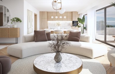 Opatija, luxuriöses Penthouse mit Aussicht, Gebäude A, Wohnung S2, zum Verkauf