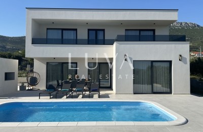 Kaštel Stari, Split, modernes luxuriöses Haus mit Pool zum Verkauf