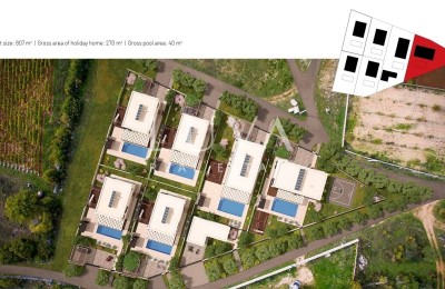 Krka, Drinovci, 907 m² Baugrundstück mit gültiger Baugenehmigung