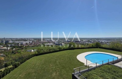 Zagreb, Gajnice, einzigartige Villa mit Panoramablick