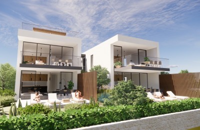 Ugljan, luxuriöse Wohnung in erster Reihe zum Meer, Nettofläche 68,11 m²