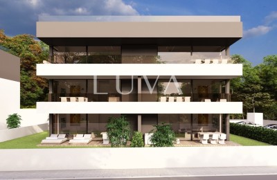 Istrien, Poreč, moderne Penthouse-Wohnung mit Dachterrasse, 181,45 m2