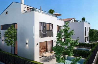 Istrien, Poreč, Modernes Reihenhaus mit Pool, 122,27 m²