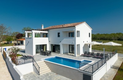 Moderne Villa mit Meerblick, Marčana