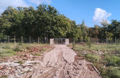 Verkauf eines großen Baugrundstücks mit einem Haus und einem Projekt zum Bau einer weiteren Villa, Svetvinčenat