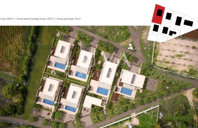 Krka, Drinovci, 603 m² Baugrundstück mit gültiger Baugenehmigung