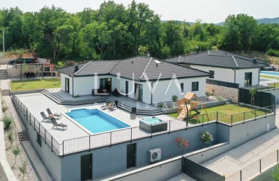 Imotski, modernes haus mit pool und panoramablick zu verkaufen, 165 m²