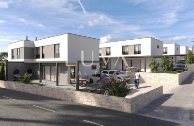 Mandre, Insel Pag – Luxus-Maisonettewohnung S1 mit Pool und Garten GFA 87,60 m2