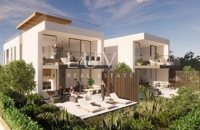 Ugljan, luxuriöse Wohnung mit Garten, Nettofläche 52,58 m².