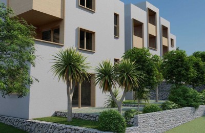 Trogir, Slatine – Wohnung 42 m² in einem Neubau mit Meerblick zu verkaufen