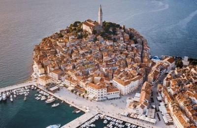Istrien, Gebäude im Zentrum von Rovinj