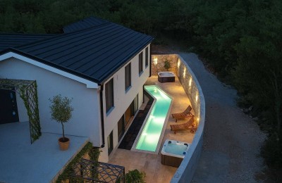 Krk, Vrbnik, luxuriöse abgelegene Villa mit Pool zum Verkauf