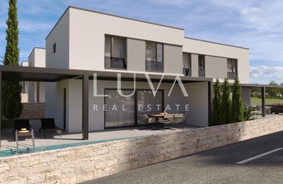 Mandre, Insel Pag – Luxus-Maisonettewohnung S3 mit Pool und Garten GFA 87,60 m2