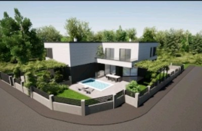 Liznjan, Maisonette-Haus mit Pool 120m2.