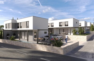 Mandre, Insel Pag – Luxus-Maisonettewohnung S1 mit Pool und Garten GFA 87,60 m2