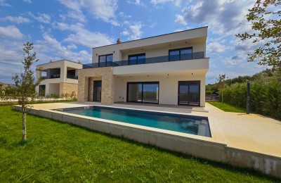 Porec - Freistehende Luxusvilla mit Meerblick und Pool