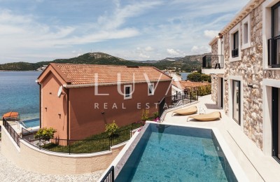 Slano, Dubrovnik, luxuriöses Haus mit Pool am Meer