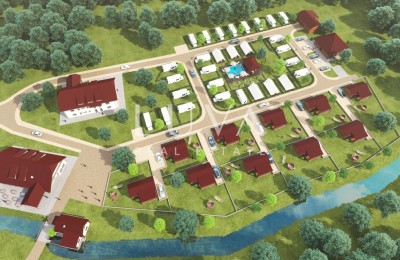Plitvicer Seen, Kompolje, Investitionsprojekt mit Baugenehmigungen und Ethnohaus, 27.840 m2