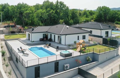 Imotski, modernes haus mit pool und panoramablick zu verkaufen, 165 m²