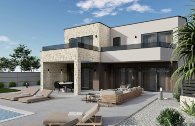 Istrien, Villa umgeben von Natur mit Meerblick