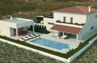 Zadar, Sukošan, Luxusvilla mit Meerblick 320 m2, Verkauf