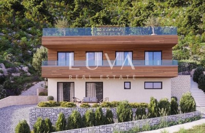 Ražanj, Villa (Rohbau) mit Pool, erste Reihe am Meer