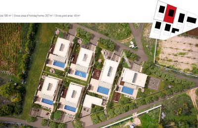 Krka, Drinovci, 561 m² Baugrundstück mit gültiger Baugenehmigung