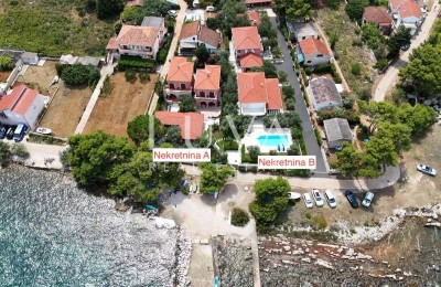 Ugljan, erste Reihe zum Meer, luxuriöses Familienanwesen auf einem 2800 m² großen Grundstück